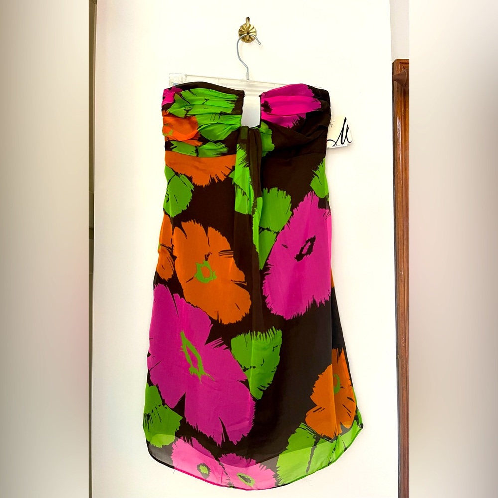 Milly tropical multifloral mini / cocktail dress - NWT